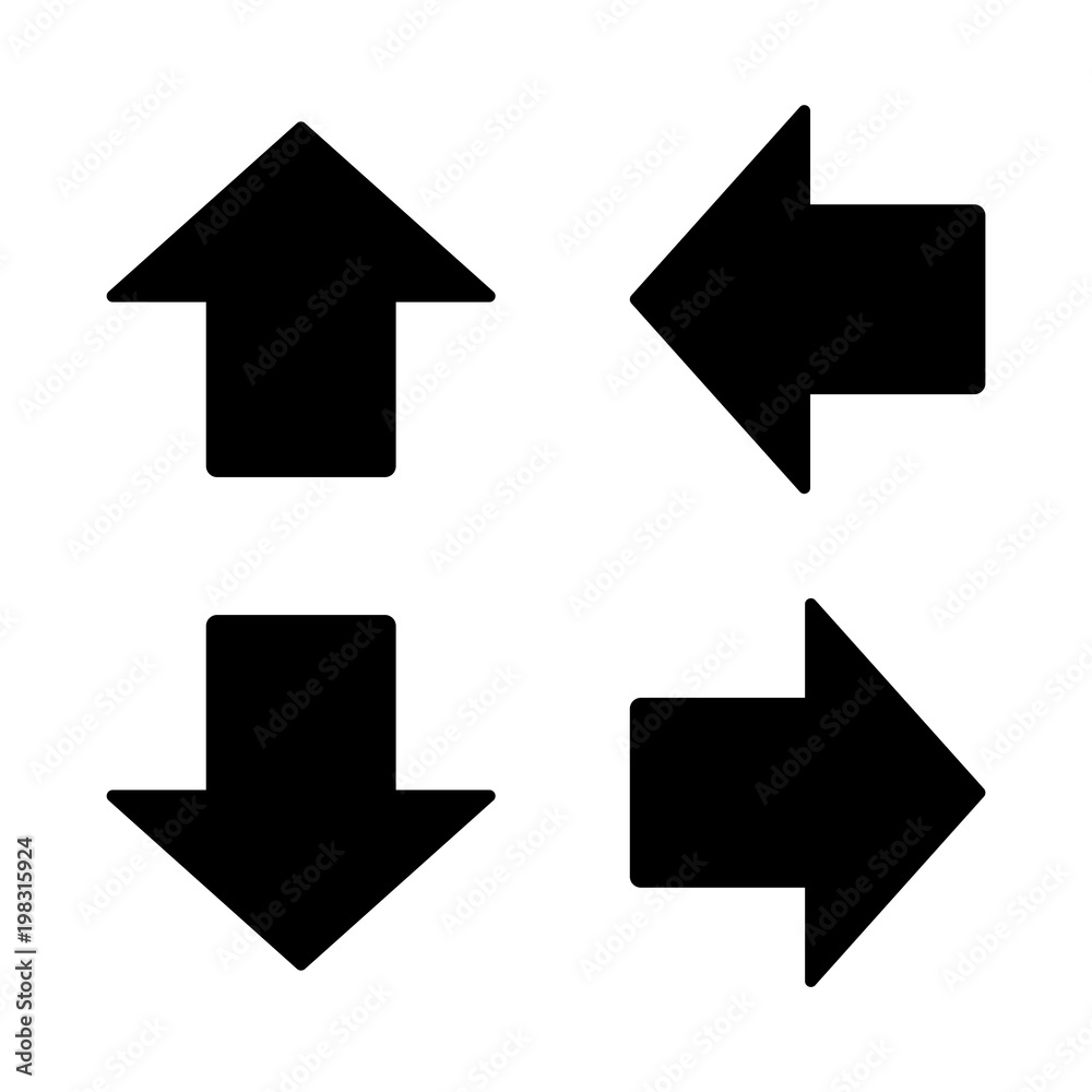 arrow sign, arrow button set isolated vector arrow sign, arrow button set isolated vector