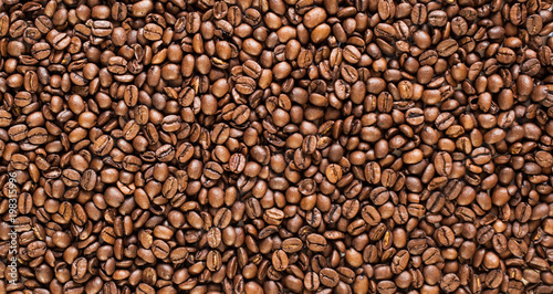 Coffee beans background