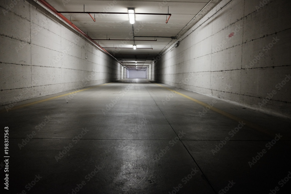covered parking exit tunnel covered parking exit tunnel