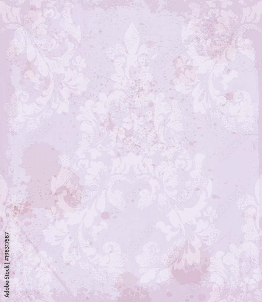 Damask pattern Vector illustration handmade ornament decor. Baroque background textures Damask pattern Vector illustration handmade ornament decor. Baroque background textures