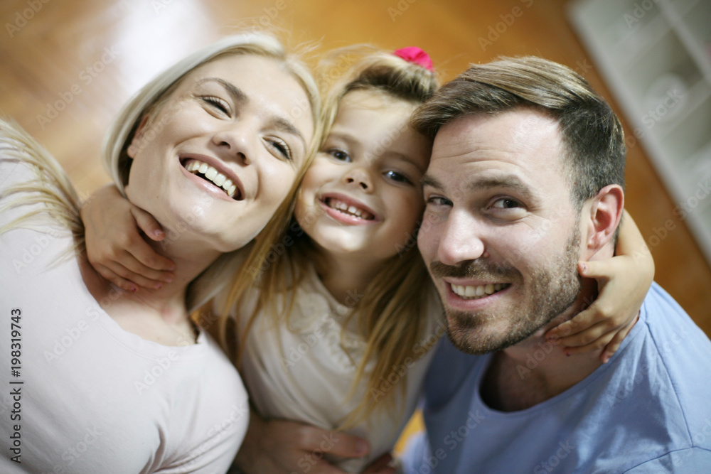 Fototapeta premium Portrait of family.
