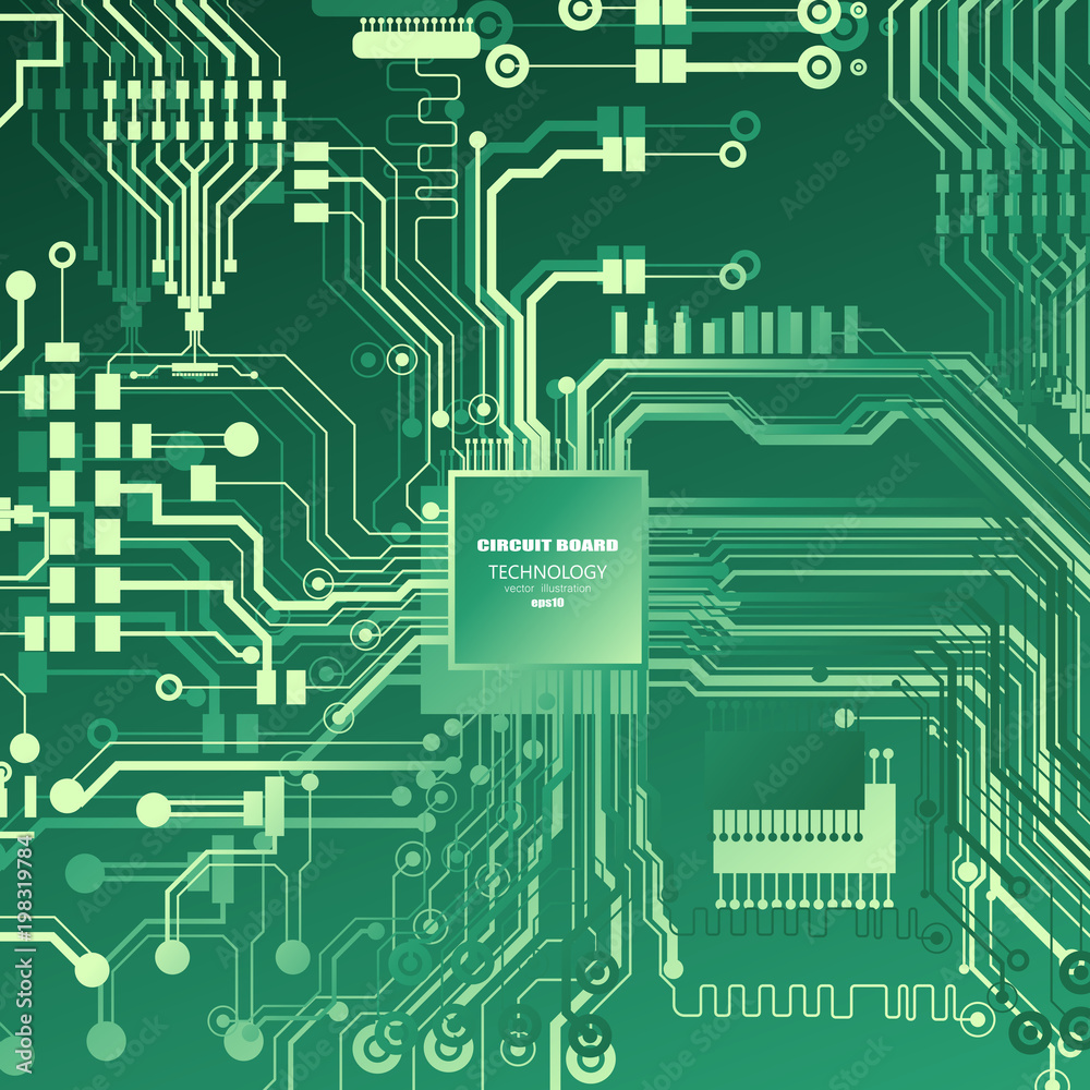 Vector circuit board illustration. Abstract technology. Vector circuit board illustration. Abstract technology.