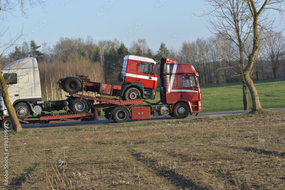 Fototapeta premium truck transport