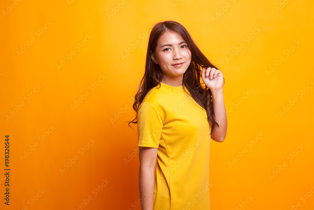Beautiful young Asian woman Beautiful young Asian woman