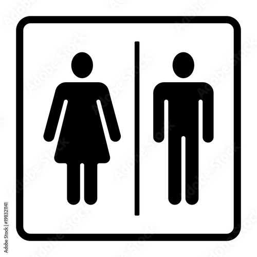 WC & Toiletten Icon - Unisex