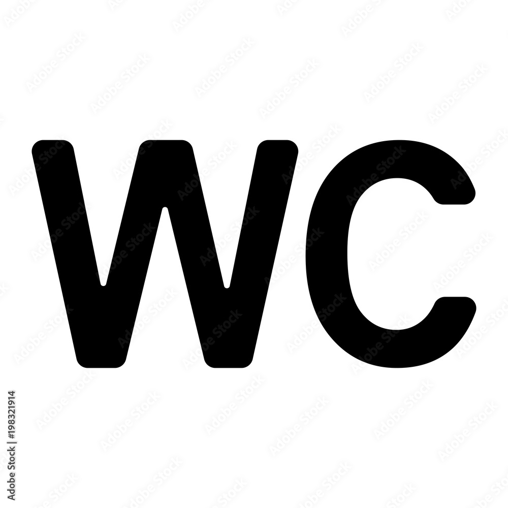 WC & Toiletten Icon - WC WC & Toiletten Icon - WC