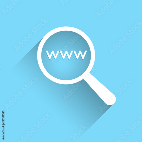 Internet Icon Magnifying Glass