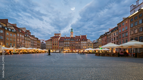 The Old Town Market Square in Warsaw