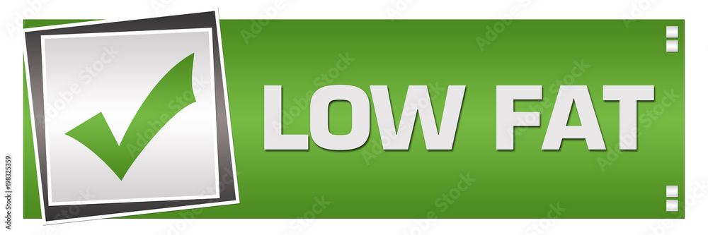 Low Fat Green Grey Square Left 