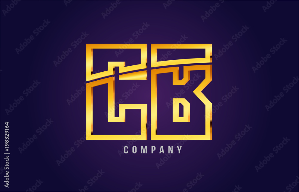gold golden alphabet letter cb c b logo combination icon design gold golden alphabet letter cb c b logo combination icon design
