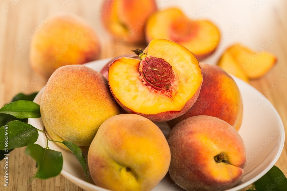 Fresh sweet Peaches