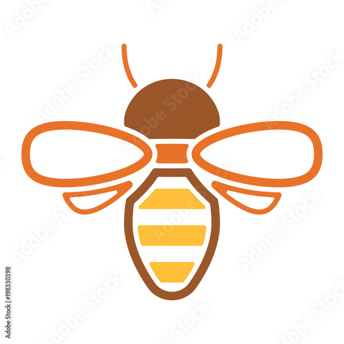 Bienen & Honig Icon - Honigbiene