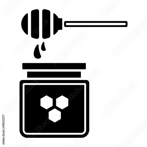 Bienen & Honig Icon - Honigglas