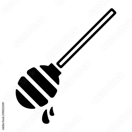 Bienen & Honig Icon - Honiglöffel