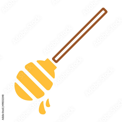 Bienen & Honig Icon - Honiglöffel