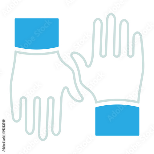 Bienen & Honig Icon - Imker Schutzhandschuhe