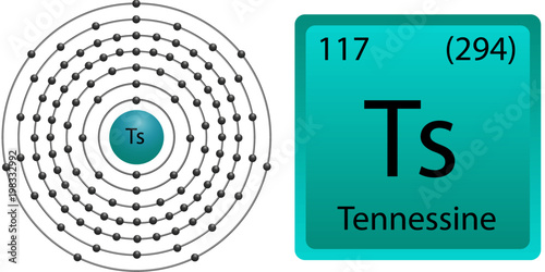 Tennessine Atom Shell photo
