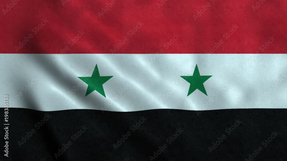 4K Seamless Loopable Flag of Syria 4K Seamless Loopable Flag of Syria