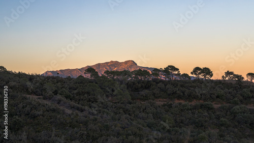Mountains at Sunset