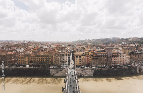 Obraz na płótnie Panoramic view of Rome w salonie