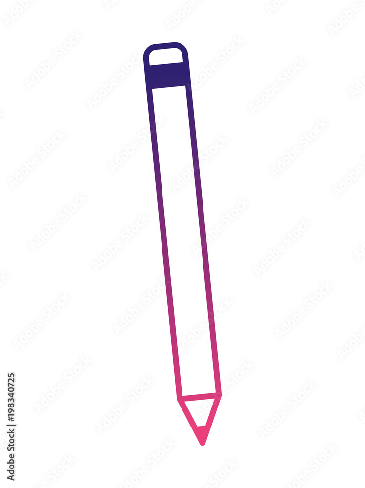 Obraz premium pencil write isolated icon vector illustration design