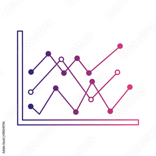 statistics graphic isolated icon vector illustration design
