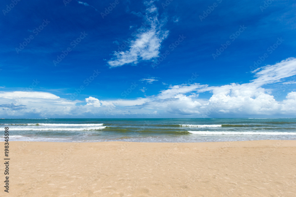 Beach and beautiful tropical sea.