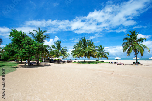 Beach and beautiful tropical sea.