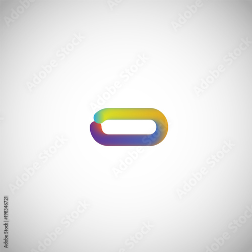 Free Download Colorful character from a typeset, vector illustration - GFXLoad