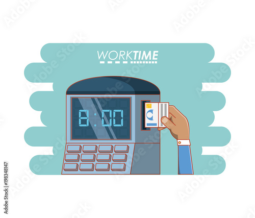 work time elements icons