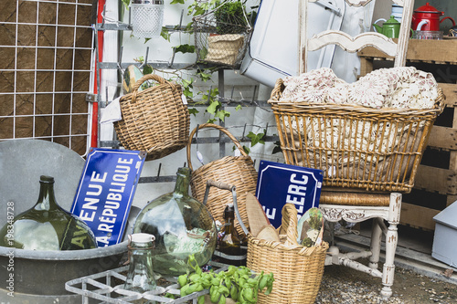 Canvas Print French Flea Market