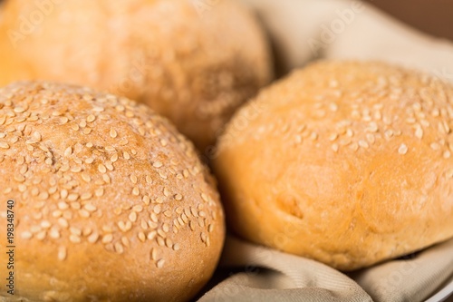 Bread Buns with Sesame Seeds