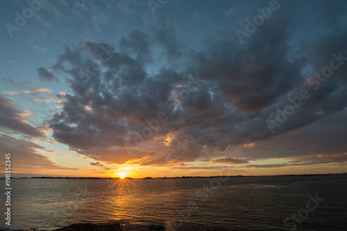 sunset in norway