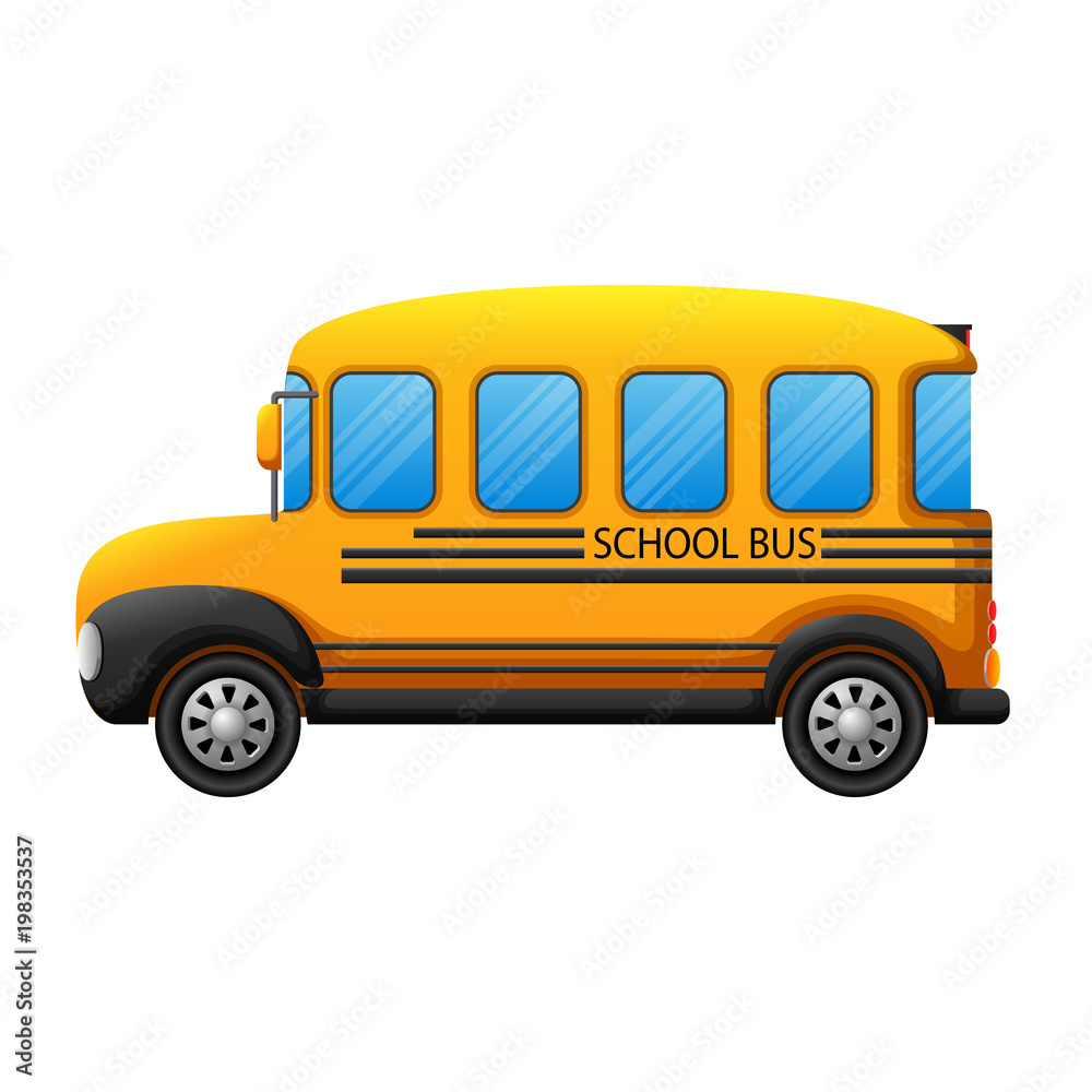 Illustration of a school bus Illustration of a school bus