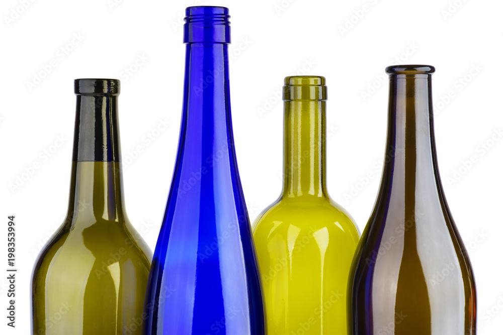 Empty wine bottles