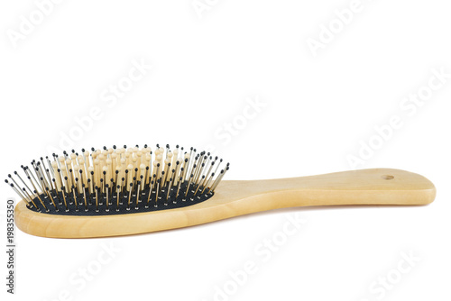 Wooden hairbrush