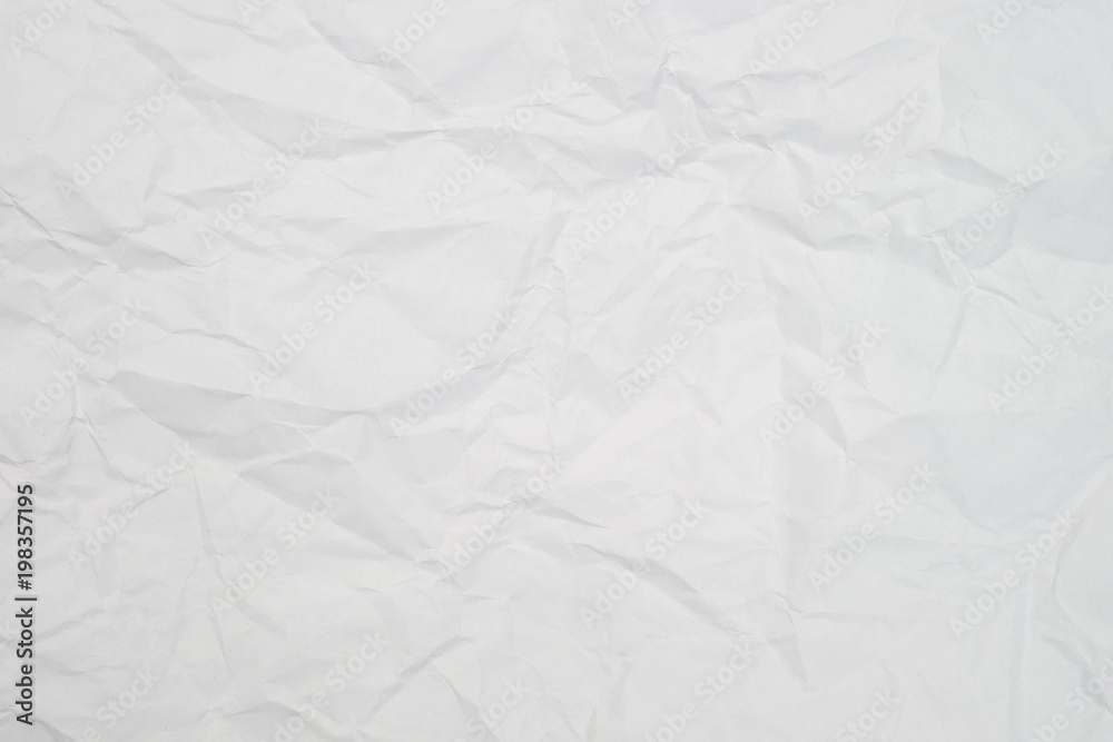 Crumpled white paper background texture Crumpled white paper background texture