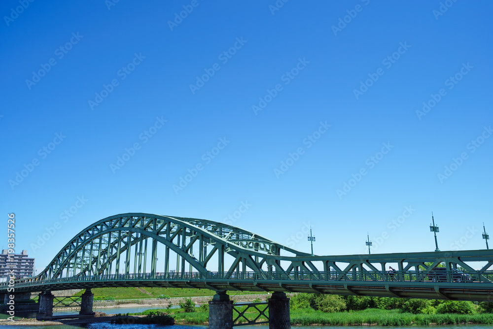 Fototapeta premium （北海道）旭川市のシンボル 旭橋