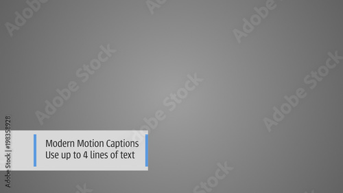 Slide In Modern Captions