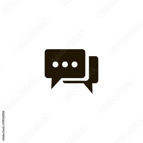 chat icon. sign design