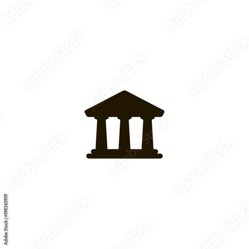 court icon. sign design