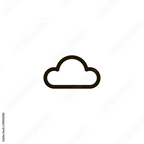 cloud icon. sign design photo