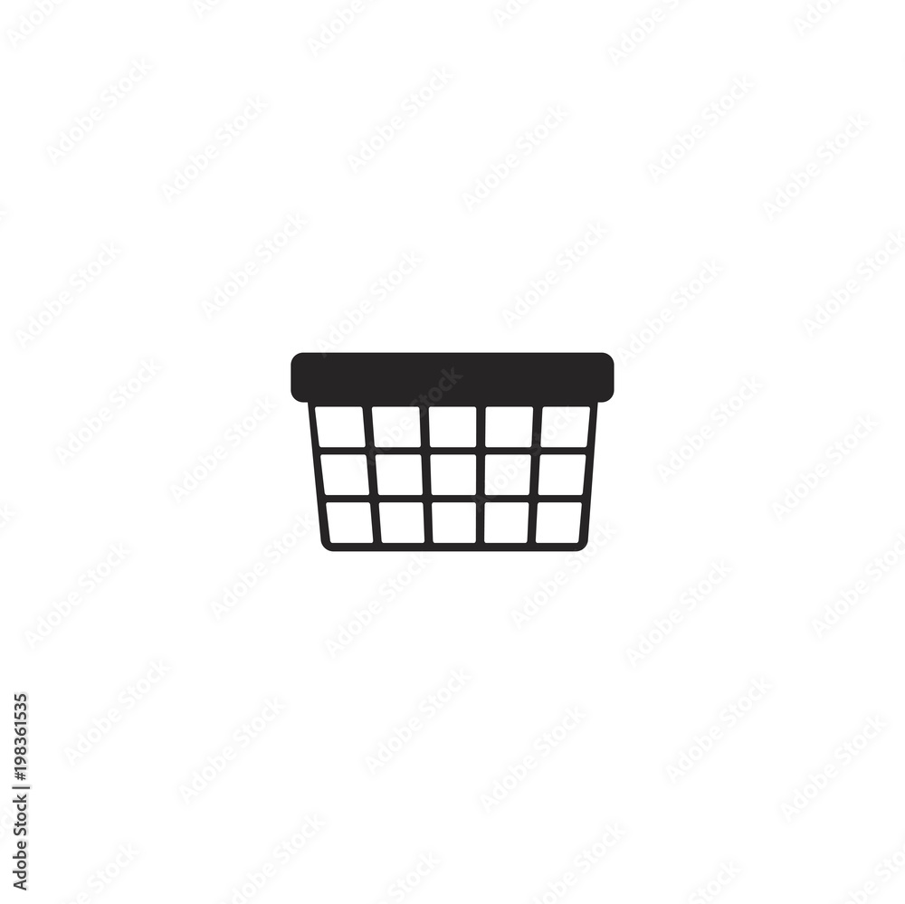basket icon. sign design basket icon. sign design