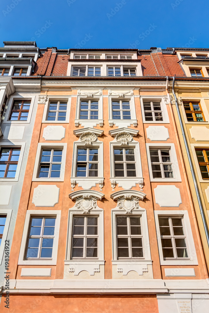 Historic apartment buidlings in Dresden
