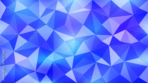 Background of abstract triangles of blue color. EPS 10.