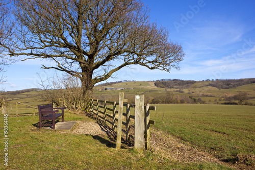 yorkshire wolds scenic viewing point
