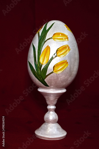 easter egg from clay handmade