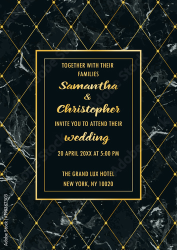 Wedding Luxury Invitation Card