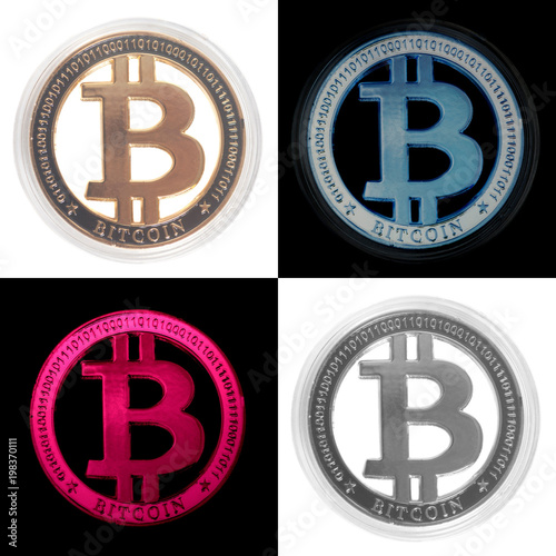 Bitcoin Crypto Currency collage