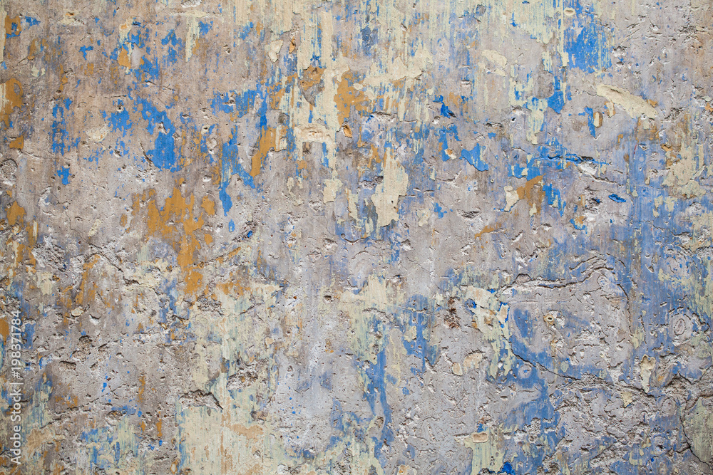Texture of old paint on concrete wall Texture of old paint on concrete wall